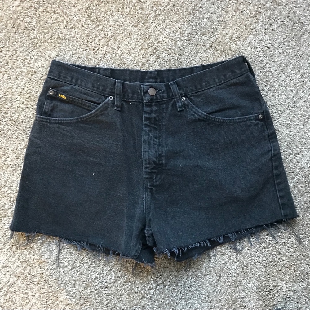 Lee Cutoff Shorts - Black